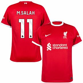 23-24 Liverpool Home Shirt + M.Salah 11 (Premier League)