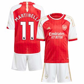 23-24 Arsenal Home Mini Kit + Martinelli 11 (Premier League)