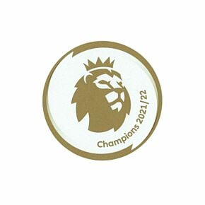 22-23 Premier League Champions KIDS Patch (21-22 Winners) - Man City - Replica Size 45mm