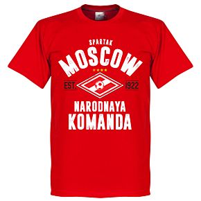 Spartak Moscow Established Tee - Red