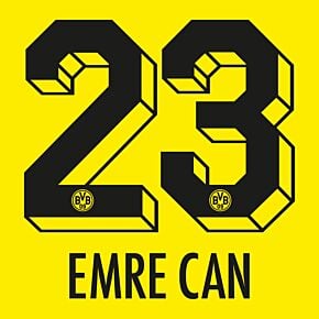 Emre Can 23 (Official Printing) - 22-23 Borussia Dortmund Home