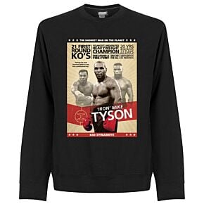 Mike Tyson Poster Sweatshirt - Black