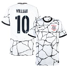21-22 Corinthians Home Shirt + Willian 10 (Official Printing)