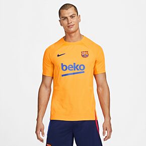 21-22 Barcelona Dri-fit ADV Elite Strike Training Shirt - Orange