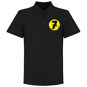 Barry Sheene No.7 Polo Shirt - Black