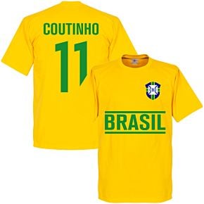 Brasil Coutinho Team Tee - Yellow