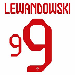 Lewandowski 9 (Official Printing) - 22-23 Poland Home