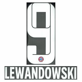 Lewandowski 9 (Official Printing) - 21-23 Bayern Munich Home