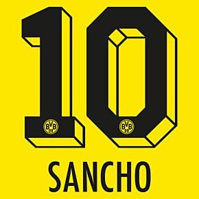 Sancho 10 (Official Printing) - 22-24 Borussia Dortmund Home