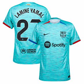 23-24 Barcelona 3rd Shirt + Lamine Yamal 27 (La Liga)