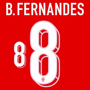 B.Fernandes 8 (Official Printing) - 24-25 Portugal Home