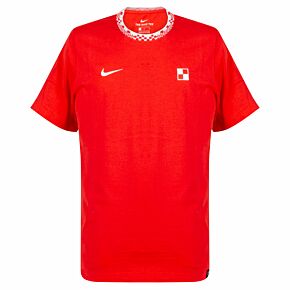 20-21 Croatia Travel T-Shirt - Crimson