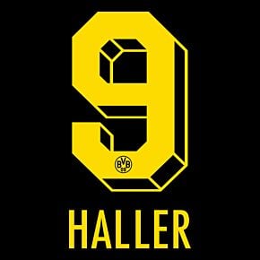 Haller 9 (Official Printing) - 22-24 Borussia Dortmund Away