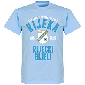 Rijeka Established T-shirt - Sky Blue