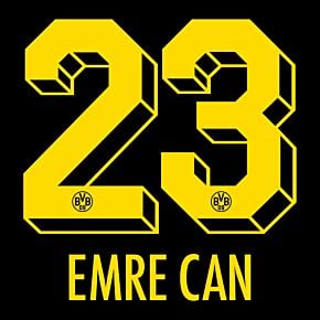 Emre Can 23 (Official Printing) - 22-23 Borussia Dortmund Away
