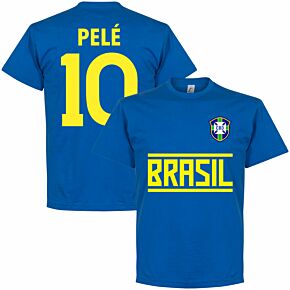 Brazil Pelé 10 Team T-shirt - Royal