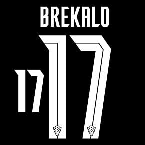 Brekalo 17 (Official Printing) - 20-21 Croatia Away