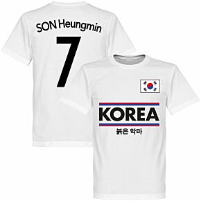 Korea Son 7 Team Tee - White