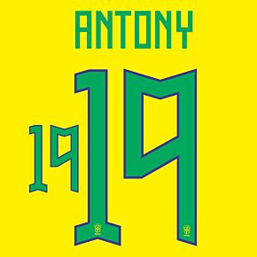 Antony 19 (Official Printing) - 22-23 Brazil Home