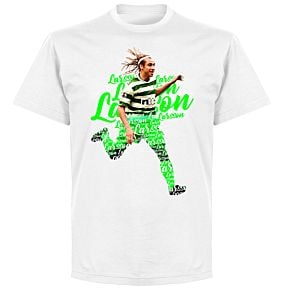 Henrik Larsson Script T-shirt - White
