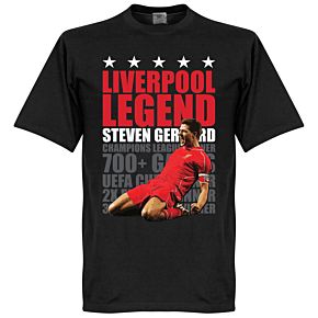 Steven Gerrard Legend Tee - Black