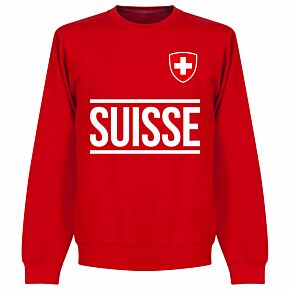 Switzerland Team Sweatshirt - Red