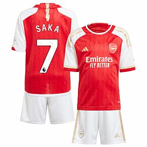 23-24 Arsenal Home Mini Kit + Saka 7 (Premier League)
