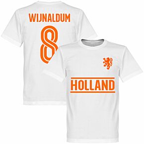 Holland Wijnaldum Team Tee - White