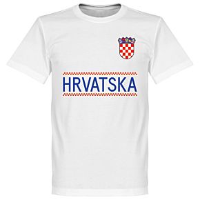 Croatia Team Tee - White