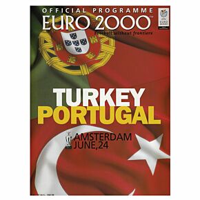 Turkey vs Portugal European Championships in Amsterdam - June 24, 2000