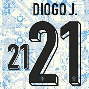 Diogo J. 21 (Official Printing) - 24-25 Portugal Away