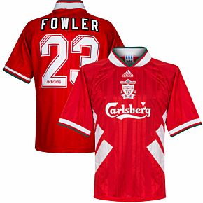 adidas Liverpool 1993-1995 Home Jersey Fowler No.23 - USED Condition (Good) - Size XL