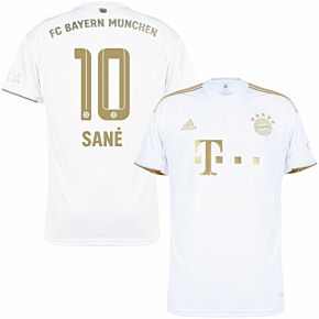 22-23 Bayern Munich Away Shirt + Sané 10 (Official Printing)