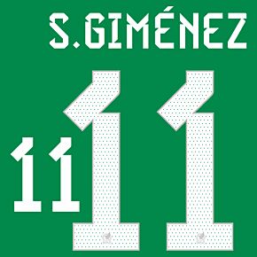S. Giménez 11 (Official Printing) - 22-23 Mexico Home