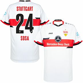 21-22 VfB Stuttgart Home Shirt + Sosa 24 (Official Printing)