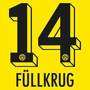 Füllkrug 14 (Official Printing) - 23-24 Borussia Dortmund Home