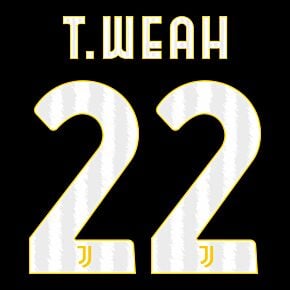 T.Weah 22 (Official Printing) - 23-24 Juventus Home