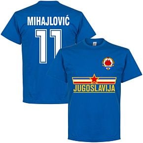 Yugoslavia Mihajlovic Team Tee - Royal
