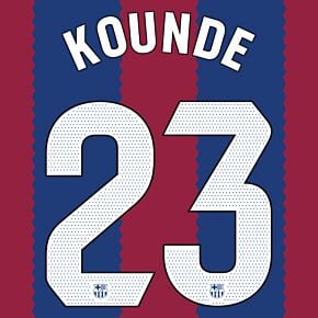 Kounde 23 (La Liga) - 23-24 Barcelona Home