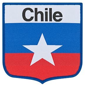 Chile Embroidery Patch 9cm x 9cm