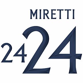 Miretti 24 (Official Printing) - 23-24 Italy Away