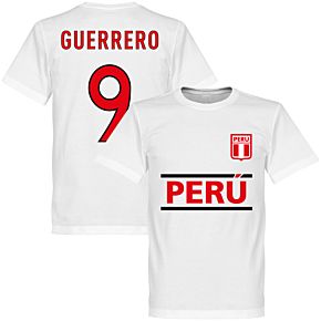 Peru Guerrero 9 Team Tee - White