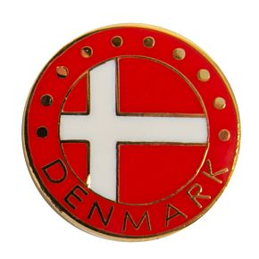 Denmark Enamel Pin Badge