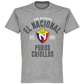 El Nacional Established T-shirt - Grey Marl