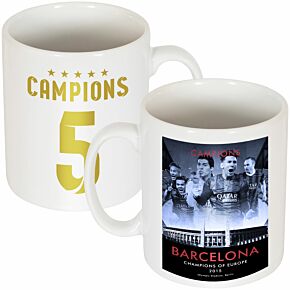 Barcelona Champions Players Mug