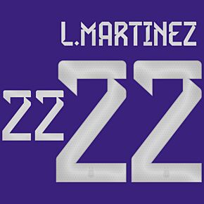 L.Martinez 22 (Official Printing) - 22-23 Argentina Away