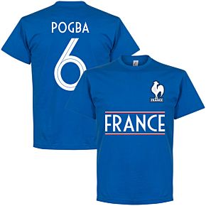 France Pogba 6 Team Tee - Royal
