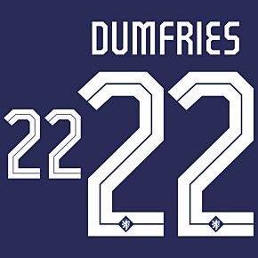 Dumfries 22 (Official Printing) - 24-25 Holland Away