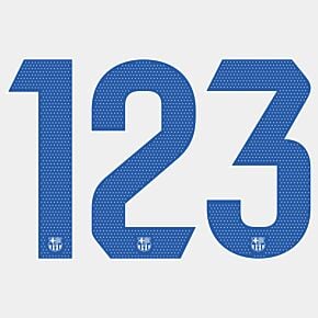23-24 Barcelona Away Official La Liga Numbers (255mm)