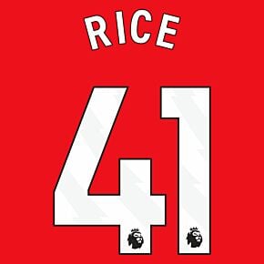 Rice 41 (Premier League) - 23-24 Arsenal Home